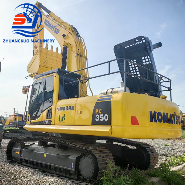 Низкий расход топлива используется Komatsu PC350 гусеничный экскаватор высокой эффективности используется Komatsu PC350 гусеничный экскаватор