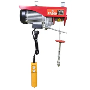 Single Phase 230V Portable Pa 1000 Kg Mini Electric Wire Rope Tời Tời