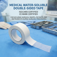 Ruban adhésif double face biodégradable et soluble dans l'eau certifié CE pour draps chirurgicaux réutilisables en salle d'opération