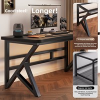 Bureau d'ordinateur pour la maison, e-sport, simple, ergonomique, surface en panneau MDF, modèle D-09, pour étudiants, écriture, bureau