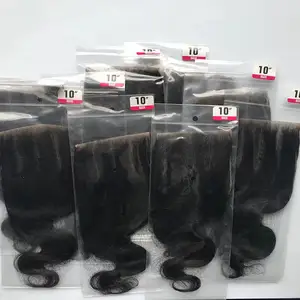 Cheap Raw Virgin Brazilian Hair Natural Hairline 4x4 5x5 6x6 HD lace closure 13x4 transparent Lace Frontal High Quality Hair