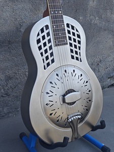 <span class=keywords><strong>Chitarra</strong></span> Risonatore a Cono Singolo Aiersi con Corpo in Ottone Vintage e Fori a Griglia Duolian - Product Image 4