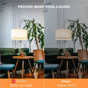 <span class=keywords><strong>Yeelight</strong></span> W3 Paquete de 4 bombillas LED inteligentes 120V 8W Luz blanca E26 Accesorio de plástico - Product Image 5