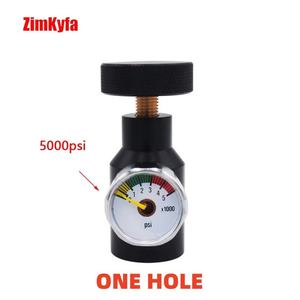 ZimaKyfa Probador de Tanques de CO2 de Alta Presión HPA, Adaptador de Llenado de Aleación de Aluminio 1500psi 3000psi 5000psi con Manómetro G1/2-14, Accesorios 1 - Product Image 2