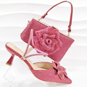 Conjunto de bolso de <span class=keywords><strong>zapatos</strong></span> de moda <span class=keywords><strong>Zapatos</strong></span> cómodos de alta calidad Bolso bonito a juego para mujer - Product Image 2