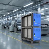 Précipitateur électrostatique pour cuisine commerciale, taux de purification 90 %, machine anti-fumée, purificateur d'air électrostatique