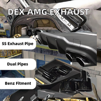 Embout d'échappement en acier inoxydable 340 à 4 sorties pour C-Class E-Class S-Class W204 W212 W221