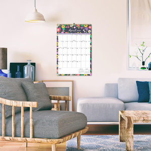 <span class=keywords><strong>Calendrier</strong></span> de bureau et mural personnalisé en papier couleur, 18 mois, avec horloge, planificateur promotionnel - Product Image 3