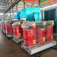 Transformator Daya Tipe Kering Resin Cor Tegangan Menengah 10kV 11kV Kelas Industri