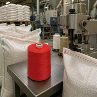 Fil à coudre 100 % polyester à âme filée haute ténacité, coloré, pour sacs et machines à coudre