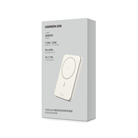 Batería Externa Magnética UGREEN de 5000mAh, Cargador Inalámbrico Portátil Delgado de 15W para iPhone Serie 15