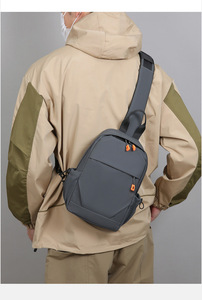 Bolso Bandolera Multifuncional de Moda para Hombre al por Mayor con Cierre de Cremallera, Bolso de Pecho Casual para Niños, Bolso Pequeño - Product Image 5