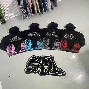 Sudadera con Capucha SDL de Alta Calidad, 100% Algodón, Diseño de Marca, Estilo Casual, Oversize, Streetwear Vintage para Hombre - Product Image 1