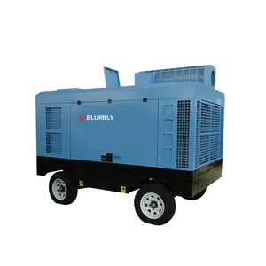 Custom logo 157KW Cummins engine kaishan diesel driven mobile 22bar portable screw diesel air compressor