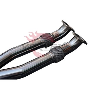 Système d'échappement complet Vortex SS304 pour Nissan GTR R35 avec tuyau en Y, collecteurs, kit silencieux de performance Valvetronic pour la course - Product Image 3