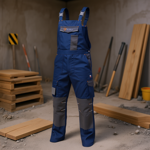 กางเกงช่างยี่ห้อ Ttake รุ่น Easy Overalls สีน้ำเงิน ไซส์ L ทนทาน แข็งแรง - Product Image 3