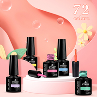 MTSSII 7ml 72 Couleurs Série Collection Vernis à Ongles Gel Longue Durée Couleur Pure