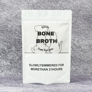 Sachet souple personnalisé imprimé, résistant à l'humidité, avec fermeture éclair, en plastique, pour aliments pour animaux de compagnie (chien), avec logo - Product Image 2