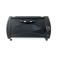 Four de comptoir portable 2100W avec chaleur réglable et surface antiadhésive, parfait pour les pizzas, les toasts et les grillades de 9 pouces