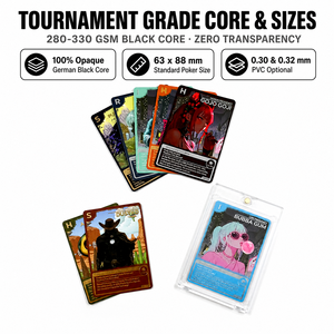 Carta personalizzata TCG di alta qualità con stampa olografica speciale effetto texture Design Foil raccolta Anime Sport calcio <span class=keywords><strong>gioco</strong></span> di carte collezionabili - Product Image 4