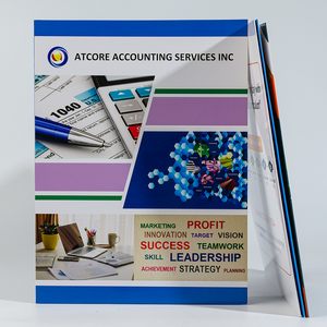 Tùy chỉnh A4 tài liệu trình bày thư mục tập tin thư mục với logo Túi kinh doanh khe cắm thẻ - Product Image 6