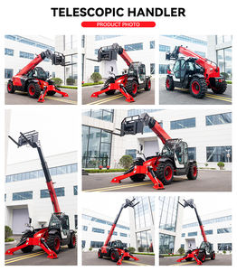 चीन टेलीहैंडलर 4x4 ड्राइविंग उछाल 7 मीटर ऊंचाई 3.5 टन फोर्कलिफ्ट टेलीस्कोपिक - Product Image 3
