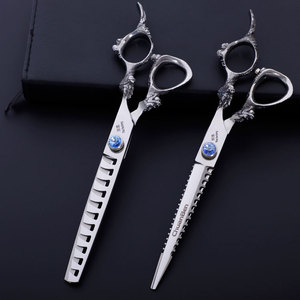 ChuanBei Pet Grooming Scissors 7 Inch Stainless Steel Thinning Shears For Dogs Cats Professional Use - Product Image 2