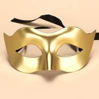 Masque en plastique demi-visage unisexe pour homme BMW Ad pour fêtes costumées et bals masqués en 8 couleurs
