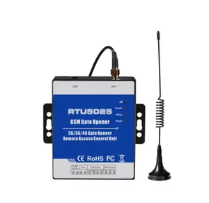 Controlador de acceso remoto RTU5025 GSM, interruptor de encendido/apagado para puerta corredera de columpio, apertura remota de garaje, 2G, 4G, 5