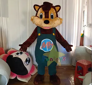 Funtoys individuelles peltisches Eichhörnchen-Mascottenkostüm Tierkosplay ausgefallenes Kostüm für Erwachsene