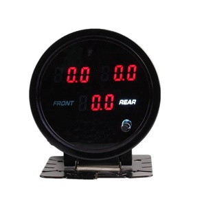 Manomètre double ALITAIR 0-300 PSI - 52 mm LED rouge 3 affichages, capteur de moteur pas à pas pour suspension pneumatique d'origine - Product Image 6