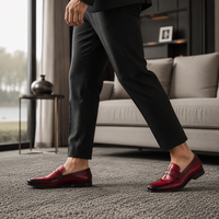 Mocassins Homme en Cuir Véritable Faits Main Respirants à Bout Pointu, Couleurs Personnalisables, Idéaux pour l'Été et l'Automne – Vente Directe Usine