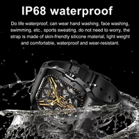 Nouvelle montre connectée GK69 2026 avec grand écran AMOLED HD, connexion Bluetooth à une touche, appels, 123+ modes sportifs multiples, écran carré tactile