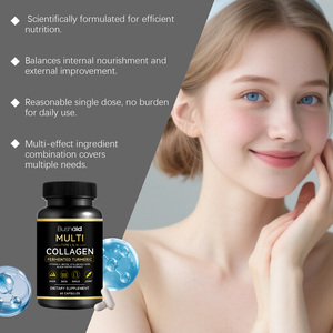 Suplemen Kolagen Lengkap Tipe I <span class=keywords><strong>II</strong></span> III dengan Kunyit Vitamin C Biotin Asam Hialuronat Lada Hitam - Product Image 3