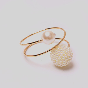 Anillo de Servilleta de Aleación de Zinc con Diseño Floral, Estilo Americano, Resistente, para Decoración de Mesa en Bodas y Fiestas, Venta al Por Mayor, Personalizable - Product Image 4