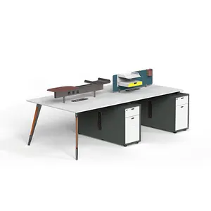新颖设计批发价格模块化办公桌现代设计模块化工作站办公桌办公家具