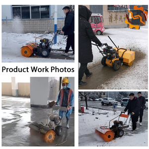 أداة إزالة الثلوج للجرارات والسيارات مع مجرفة دفع بمقبض فولاذي ووصلة سريعة وأدوات إزالة كهربائية - Product Image 3