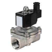 Vanne Solénoïde DNOVA en Acier Inoxydable AISI 304/1.4301 EPDM DN6-50 10bar 220V NC jusqu'à 90° ° C