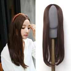 Prolunga tutta la parte superiore per capelli lunghi 100% capelli vergini umani HD lunghezze allungate In pizzo 36 "38" 34 "14" - Product Image 1