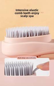 <span class=keywords><strong>Spazzola</strong></span> <span class=keywords><strong>autopulente</strong></span> per capelli da donna con cuscino per massaggio antistatico del cuoio capelluto retrattile nuovo pettine per la cura dei capelli - Product Image 6