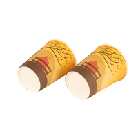 Impression personnalisée de haute qualité tasses à café jetables à emporter Cappuccino Espresso boisson chaude en papier kraft