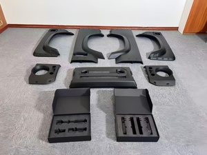Kit de Carrocerí<span class=keywords><strong>a</strong></span> Ancha para Land Rover <span class=keywords><strong>Defender</strong></span> 90110, Guardabarros Delanteros y Traseros, Cubierta de Rejilla Externa, Escape de Cubo de Rueda - Product Image 6