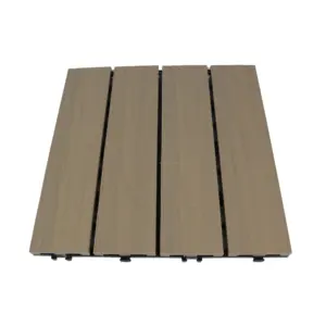 New Style Wooden Interlocking Floor Tiles Outdoor Deck Building Materials Outdoor Floor Cement Deck Made in China