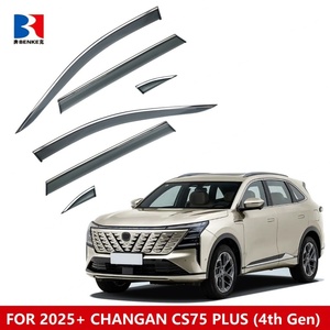 Deflectores de Viento para Ventanillas de Coche, Protectores de Lluvia y Sol para Puertas, Visores de Ventilación para CHANGAN CS75 PLUS, Accesorios Exteriores para Todo Tipo de Clima - Product Image 2