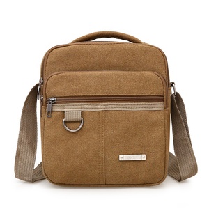 <span class=keywords><strong>Bolso</strong></span> de lona de un solo hombro para <span class=keywords><strong>hombre</strong></span>, <span class=keywords><strong>bandolera</strong></span> de negocios de ocio, compra directa - Product Image 5