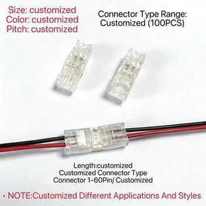 Connettore LED Trasparente a 2/<span class=keywords><strong>3</strong></span>/4/5 Pin, Giunto Plug-and-Play per Illuminazione a Bassa Tensione - Product Image 2