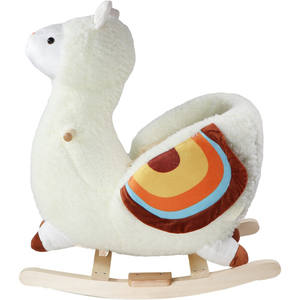 Alpaca Hobbeldier Peluche Animal Rocker Jouets Cheval d'équitation en bois Enfants Cheval à <span class=keywords><strong>bascule</strong></span> enfants - Product Image 3