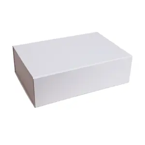 호화스러운 백색 의복 상자/백색 상자 포장/자석 종이 옷 상자