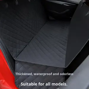 غطاء مقعد سيارة للحيوانات الأليفة مقاوم للماء والاتساخ والانزلاق بتقنية الموجات فوق الصوتية 600D لجميع المواسم - Product Image 3