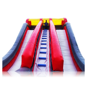 Chine Usine Grand Commercial Gonflable Dry Slide Bouncer Backyard Bounce House Grandes glissières gonflables doubles à vendre - Product Image 4